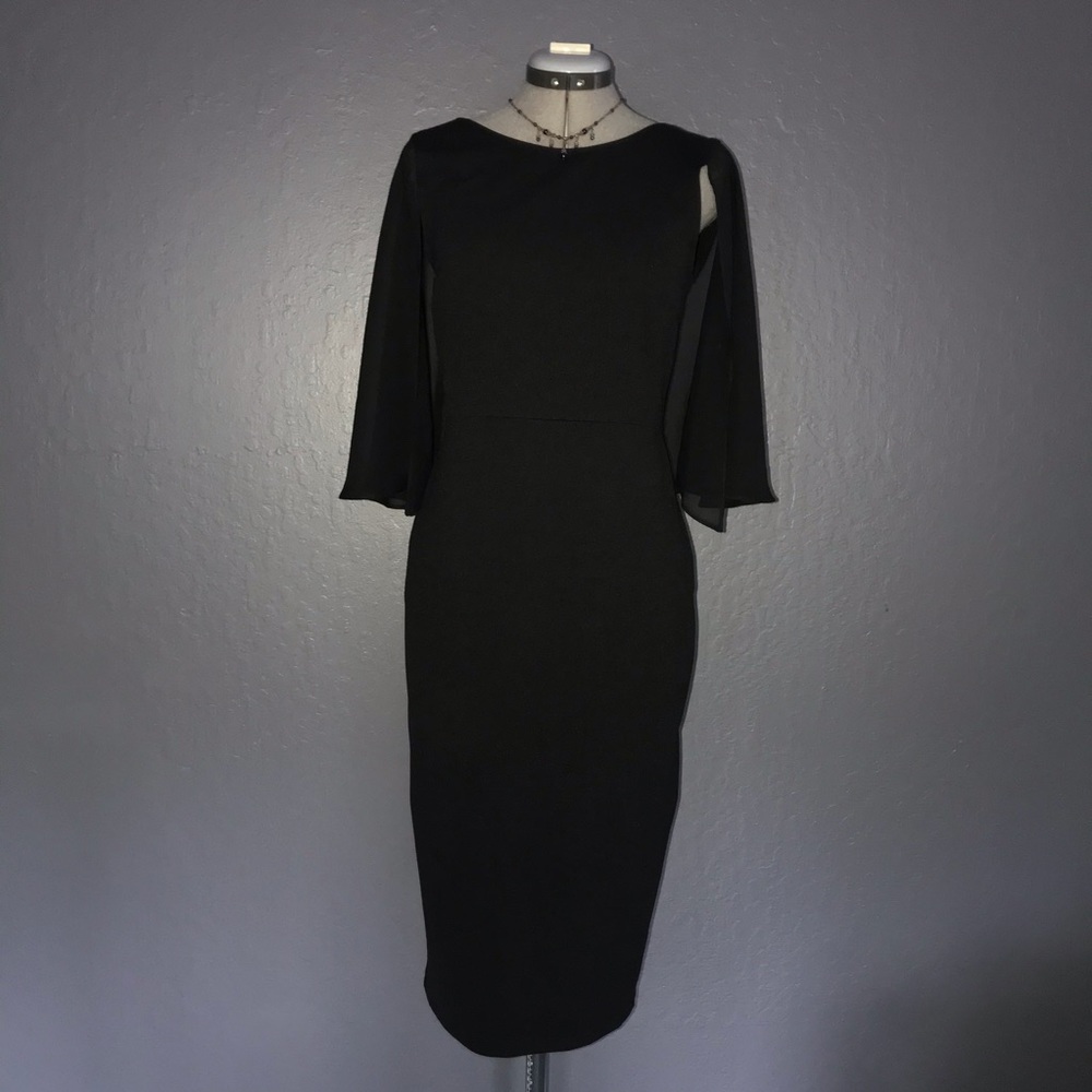 🖤ASOS NWT Black Midi Dress